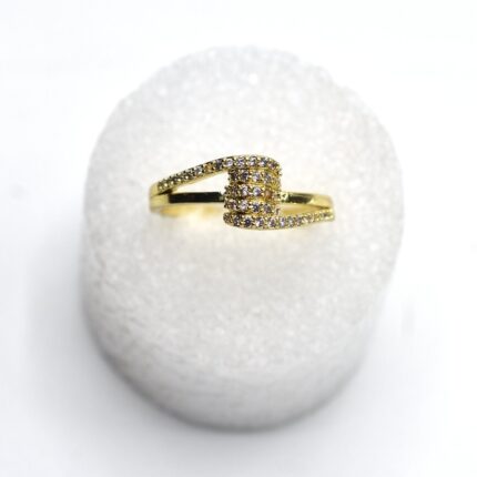 golden coated Stainless ring for her