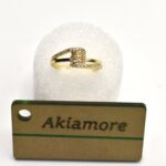 golden coated Stainless ring for her - Image 2