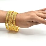 4 BEAUTIFUL INDIAN KARAY BANGLES FOR WOMEN - Image 2
