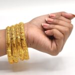 4 BEAUTIFUL INDIAN KARAY BANGLES FOR WOMEN - Image 3