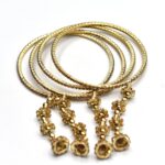 pack of 2 Gold Plated Royal Bangles - Image 2