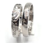 couple ring silver