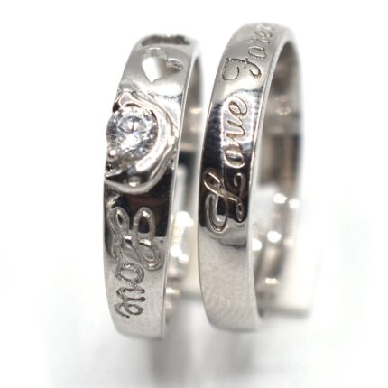couple ring silver
