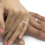 Love Heart Zircon Adjustable Ring Hollow Endless Love Lovers Couples Rings for Women Men - Image 3