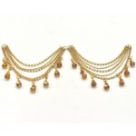 Gold Plated Bridal  Sahara Jhoomar (Pair)