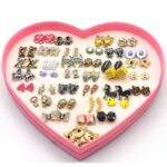 Pack of 36 Earring for Women Gold Random Latest Designs - Image 2