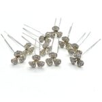 Hair Bobby Pins Party Hair Accessories Hair Pins (Silver - Image 3