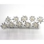 Handmade Flower Pearl Victorian Bride Hairpin Wedding Girl's Hair Bobby Pins Party Hair Accessories Hair Pins (Silver) - Image 2