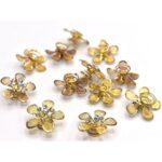 12 Pcs Hot Hair Styling Tools Wedding Hair Pins Crystal Pearl Flower Bridal Hairpins Bridesmaid Hair Clips Accessories For Women - Image 3