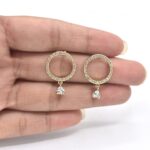 New Fashion Geometric Set Pearl Ball Earrings For Women