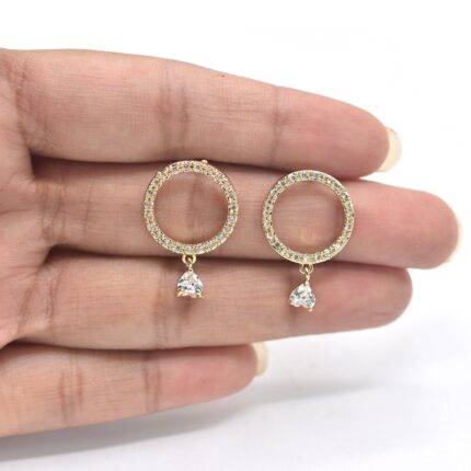 New Fashion Geometric Set Pearl Ball Earrings For Women