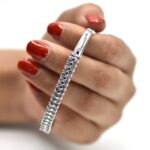Adjustable silver Stones Bracelet For Girls & Women - Image 2