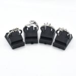 Pack of 4 Silver Color Geometric Rings for Women Adjustable Round Triangle Finger Rings - Image 2