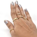 Original Design Gold Color Rings Set For Women Fashion - Image 2