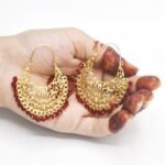 Indian Gold Stud Earrings  For Women - Image 2