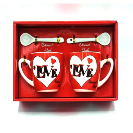 Couple Gift Box Ceramic Coffee Mug Marble Pattern Home Drinkware Lovers Gift Wedding Gift