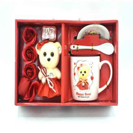Amazing Gift Box With Teddy Bear Mug With Spoon...