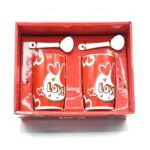 Gift Box Couple Mugs with Spoon Couples Cups Special Mugs Gifts - Image 2