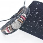 2020 New Fashion Men and Women Bracelet Sets and Rings Set  Multi-layer Leather Feather Bracelet and Fashion Men's Bracelet Giftt - Image 7