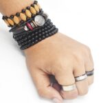 2020 New Fashion Men and Women Bracelet Sets and Rings Set  Multi-layer Leather Feather Bracelet and Fashion Men's Bracelet Giftt - Image 4