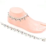 New Arrival Shiny  Cubic Zirconia  Crystal  Anklets for Women in White Gold Color Plated