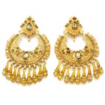 New style 2020 Women Earring Golden Crystal Baliya  Long Earrings For Women - Image 2