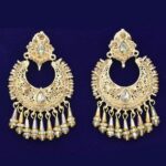 New style 2020 Women Earring Golden Crystal Baliya  Long Earrings For Women - Image 3