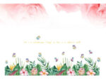 Flower-Shaped Skirt Wall Sticker size 50x70 sk7193 - Image 4