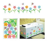 Ay7240 Butterfly Flower Wall Stickers Kids Room Wall Decor Wall Decals Nursery Wall Decor Wall Decals - Image 2