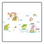 Self-adhesive PVC decorative vinyl wall decoration, music theme size 50x70 XY8130 - Image 3