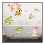 Self-adhesive PVC decorative vinyl wall decoration, music theme size 50x70 XY8130