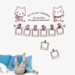 Photo Frame Wall Stickers Home Decor Cute Decals Quotes Kids DIY Adesivo de Parede Removable Mixable size 60x90 ay852