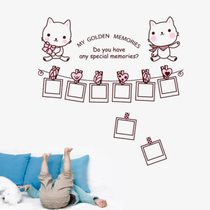 Photo Frame Wall Stickers Home Decor Cute Decals Quotes Kids DIY Adesivo de Parede Removable Mixable size 60x90 ay852
