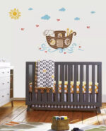 Jm8240 Wall Decal Elephant & Giraffe Wall Stickers - Image 4