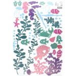 Moon Pattern Removable Wall Sticker Wallpaper Decor - Multi-Color - Image 4