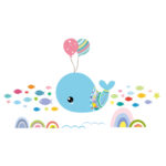Colored Whale XH9218 Wall Sticker - Image 6
