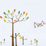 JM7201 60 * 90 simple art of living creative diy pvc transparent wall stickers - Image 2