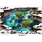 XL8308 3D Symphony Island Wall Stickers For Kids Rooms Bedroom Living Room Ceiling Floor Home Decor Children Wall Decals - Image 8