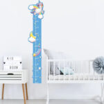 Stiker Dinding Pengukur Tinggi Badan /Wall Sticker Kartun - unicorn - Image 2