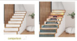 Fashion 12piece installation stair sticker, promenade, sunset, ocean, waterfall, street style waterproof can remove stair sticker JF5602 Single sheet layout size:97 * 17cm(Approx.) - Image 6