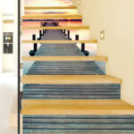 Fashion 12piece installation stair sticker, promenade, sunset, ocean, waterfall, street style waterproof can remove stair sticker JF5602 Single sheet layout size:97 * 17cm(Approx.) - Image 5