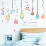 sk7199  butterfly wall sticker romantic bedroom wardrobe sofa TV background wall decorative wall sticker - Image 4