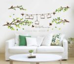 AY830 Photo Frame Tree Wall Stickers Home Decor Quotes English DIY Quality SGS Removable PVC Mixable - Image 3