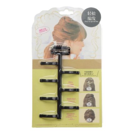 French Weave Hair Styling Braider Tool Magic Hair Twist Roller Bun Hair Braiding With Hook