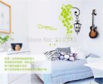 ay7183 street leaves wall decal wallsticker decoration 50x70cm - Image 12