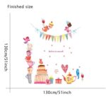 ABC1062 Hand-painted Bird Cartoon Wall Sticker - Multi - Image 3