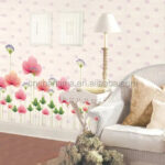 Ay928 China Supplier Removable Beautiful Flower Vinyl Wall Paper Sticker For Room Decoration - Image 4