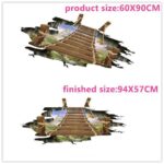 Cheap Wall Stickers 60X90 Xl8129 Wood Bridge Floor Walstiker Wallsticker Guaranteed Ori - Image 11