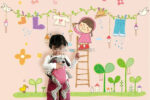 Wall stickers for children rooms background bedroom wall stickers decoration kindergarten classroom wall sticker ropes AY9143 - Image 4