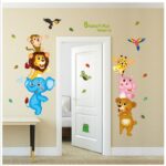 RELIZA WALL STICKER ANIMAL ANIMAL KIDS ZOO LION WALL STICKER XL8207 - Image 2